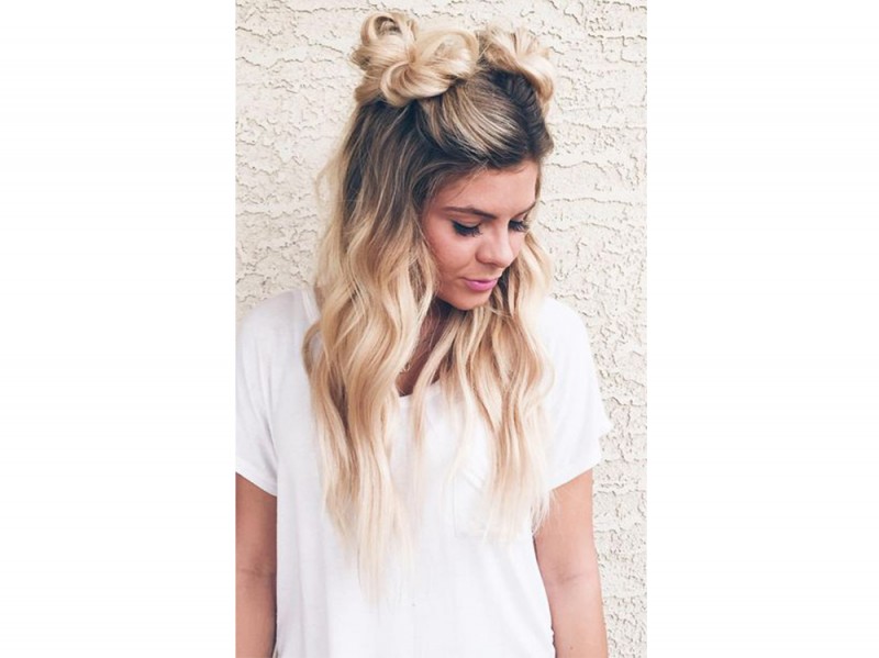 space buns doppio chignon tumblr (10)
