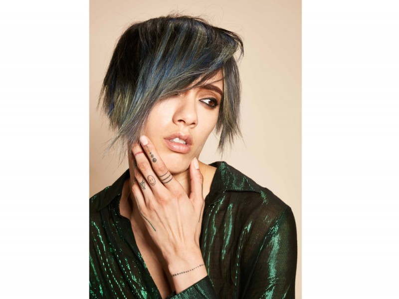 capelli sfumati corti