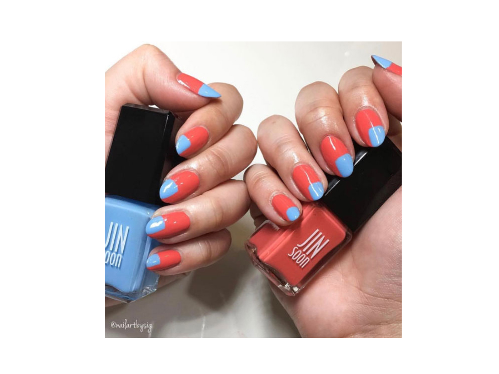 unghie estive colorate