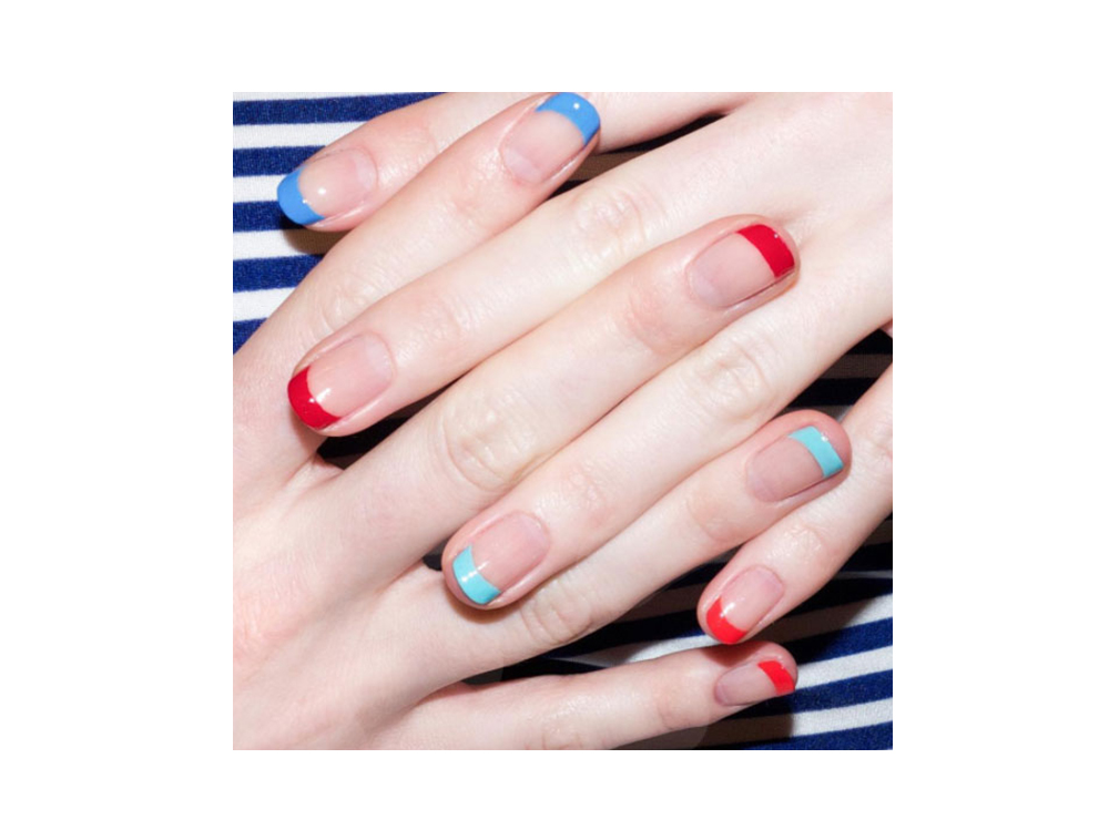 unghie estive colorate