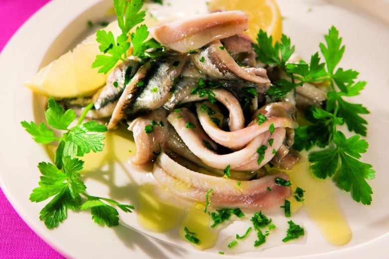 Alici marinate al prezzemolo