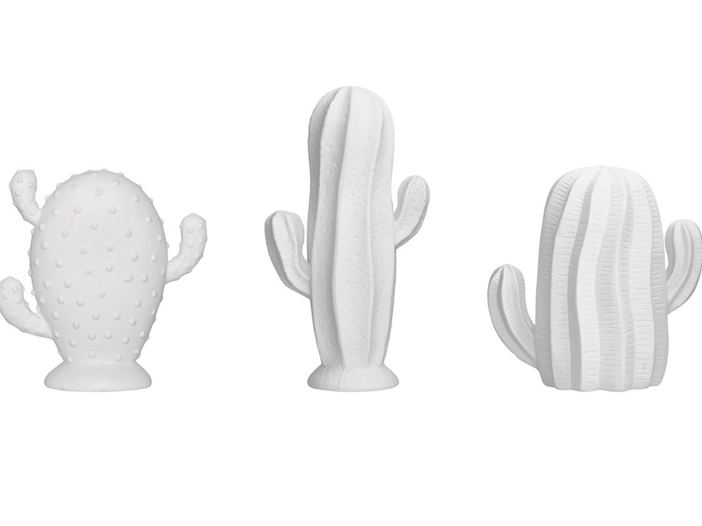 Bloomingville-Deko-Kakteen-matt-weiss