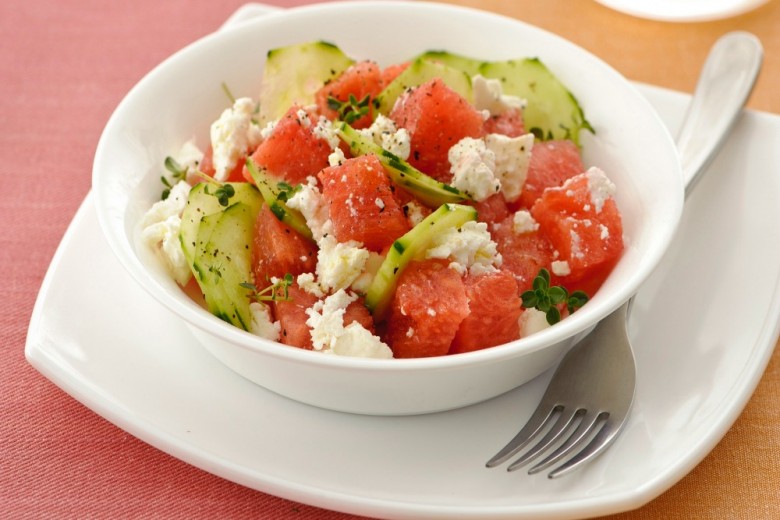 Insalata greca con anguria