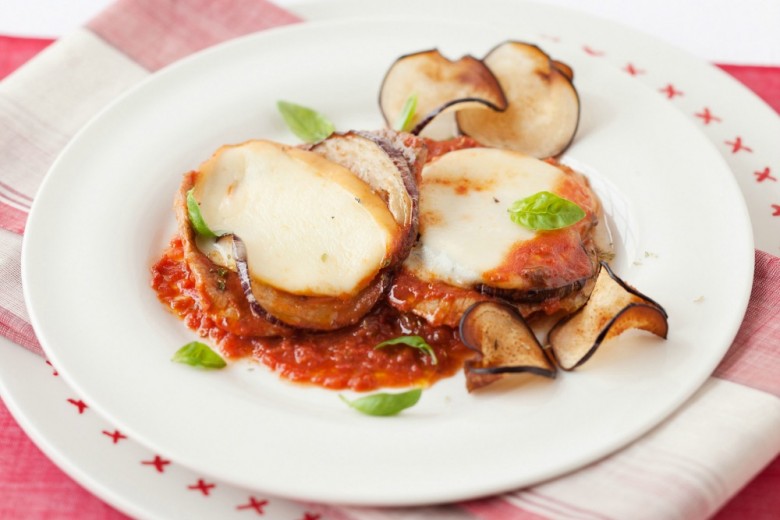 Scaloppine con melanzane alla pizzaiola