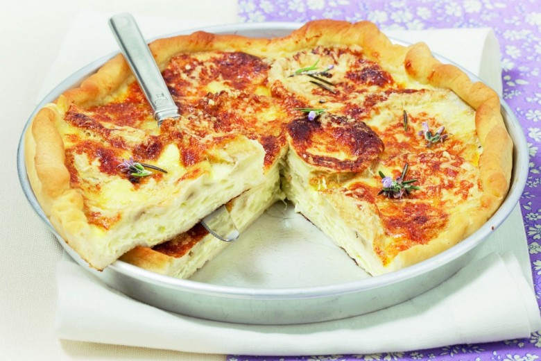 Torta salata di melanzane