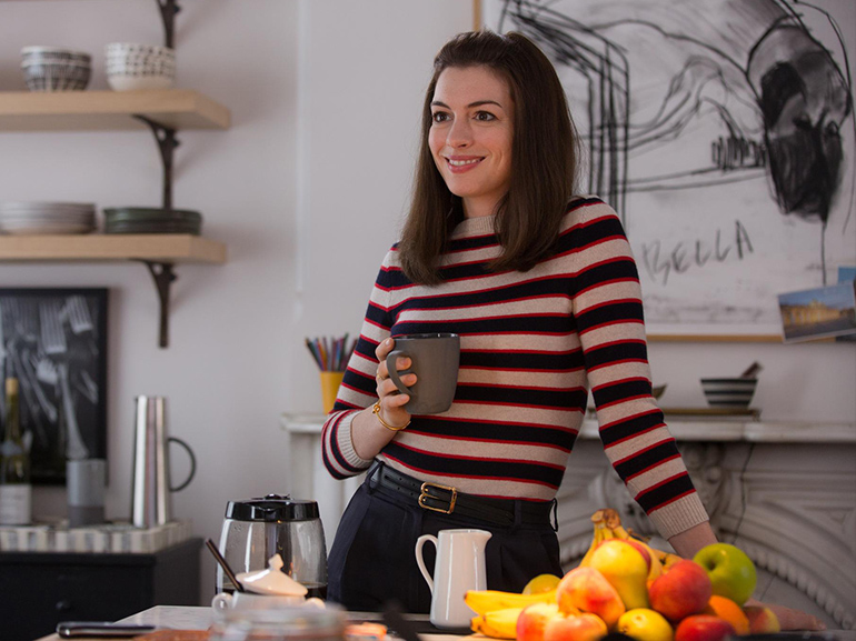 anne hathaway cucina colazione