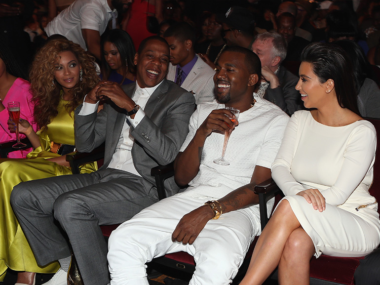 beyonce kim kardashian front row