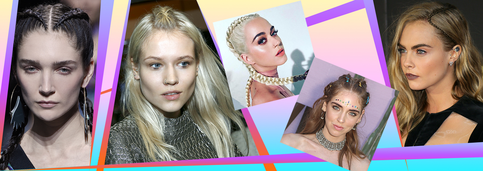 Parting plaits e unicorn braids: la tendenza trecce dell'estate