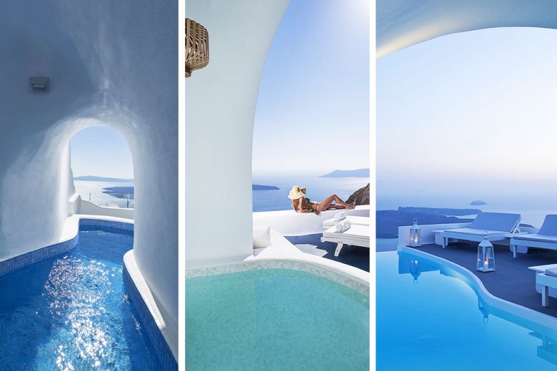 12 bellissime piscine in grotta a Santorini