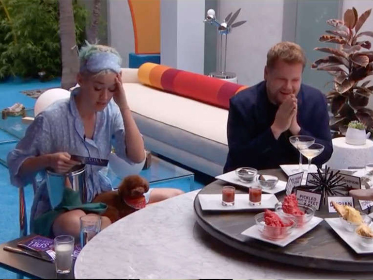 katy perry james corden