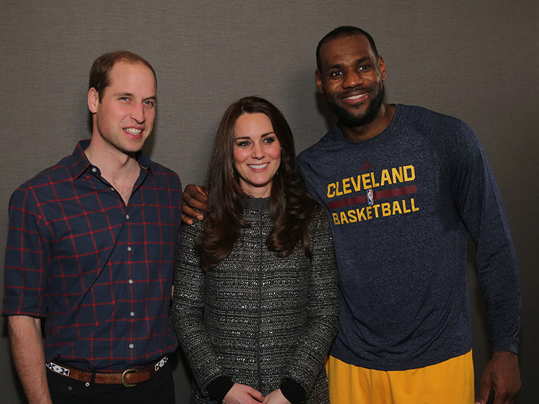 lebron james kate middleton