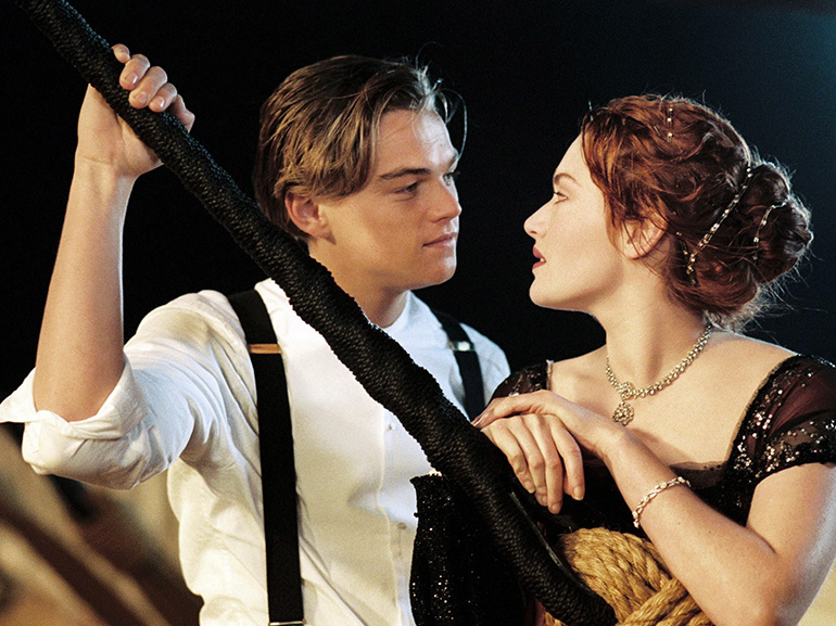 leonardo di caprio kate winslet titanic