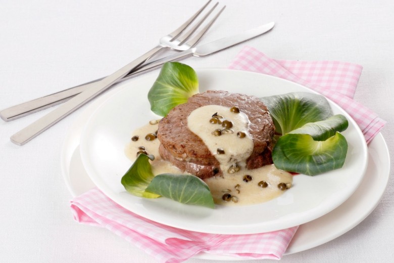 Filetto al pepe verde