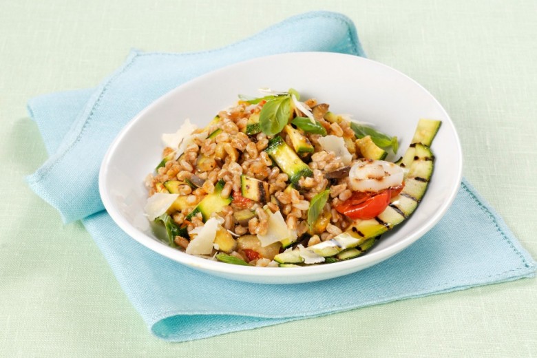 Insalata di farro e orzo estiva