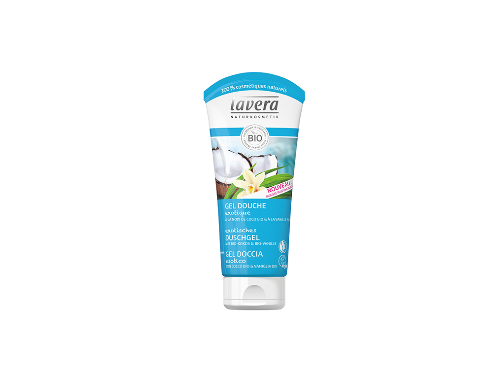 LAVERA gel doccia esotico con cocco bio e vaniglia bio 200ml