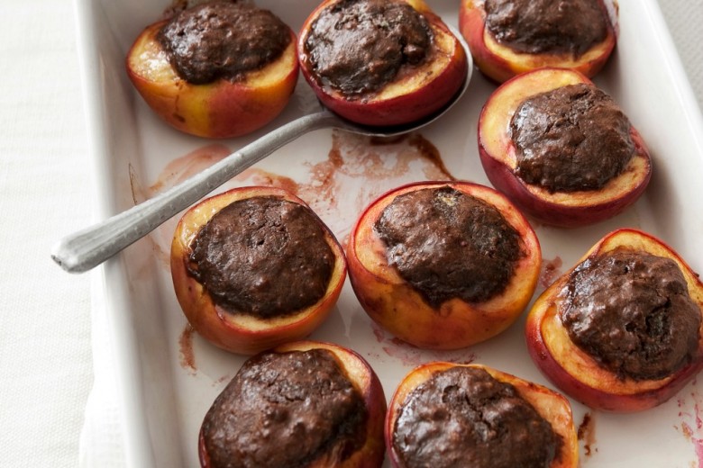 Pesche ripiene al forno