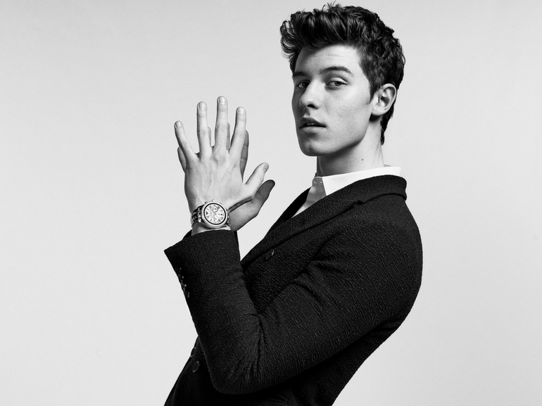 Shawn Mandes teen idol cantautore musicista testimonial Armani Connected smartwatch vita privata