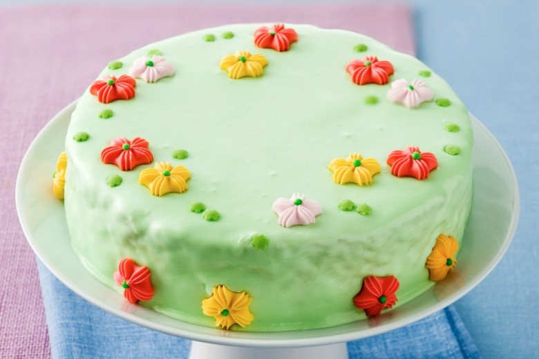Torta di compleanno glassata