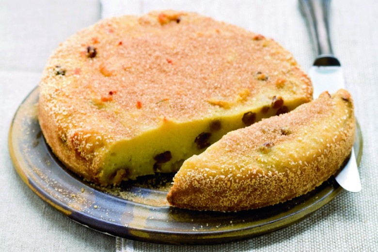 Torta in padella alla frutta secca