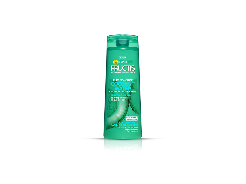 cosmetici-al-cocco-garnier-fructis-shampoo-coconut-water