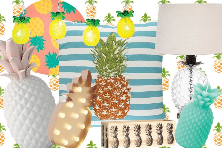 Arredare con gli ananas: 16 idee da comprare subito