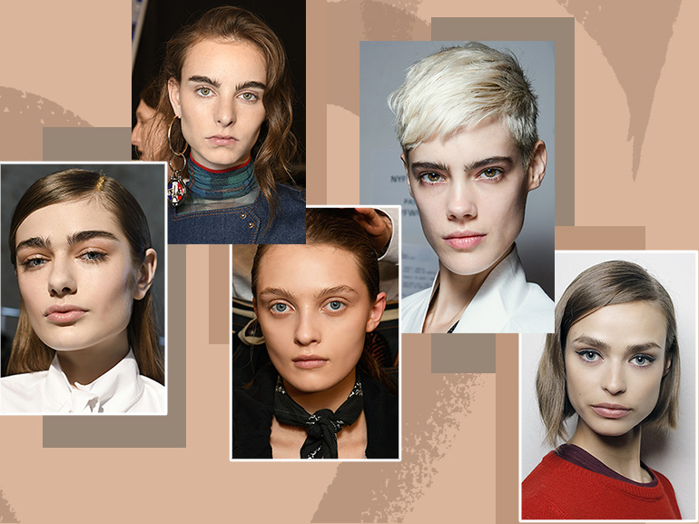 feathery brows sopracciglia pettinate verso l'alto tendenza autunno inverno 2017 2018 collage_mobile