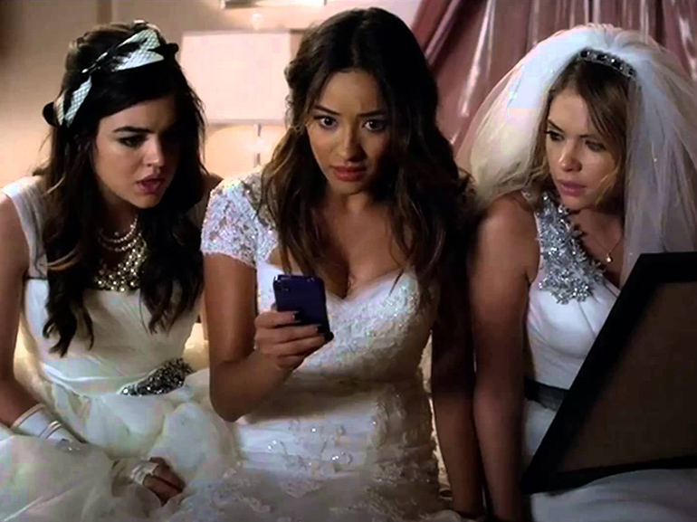 pretty little liars messaggio