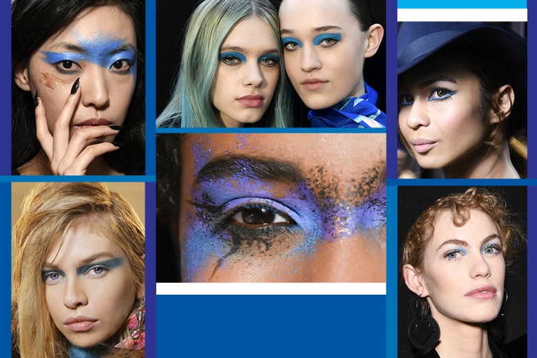 Trucco blu: la tendenza make up da provare adesso