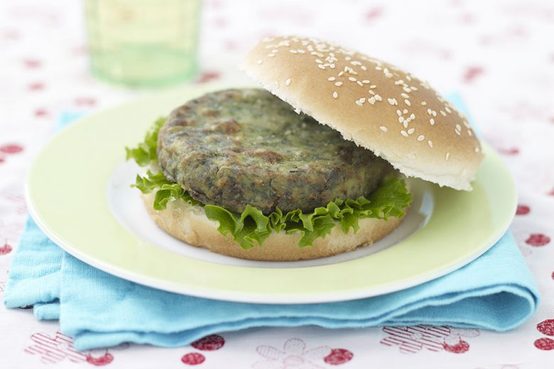 Burger di patate e spinaci