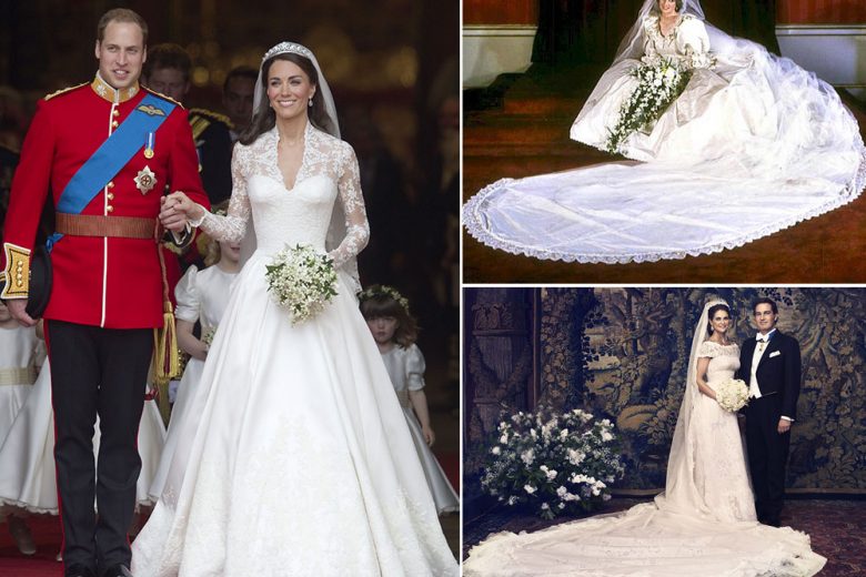 Da Grace a Kate, gli abiti da sposa delle principesse che ci hanno fatto sognare