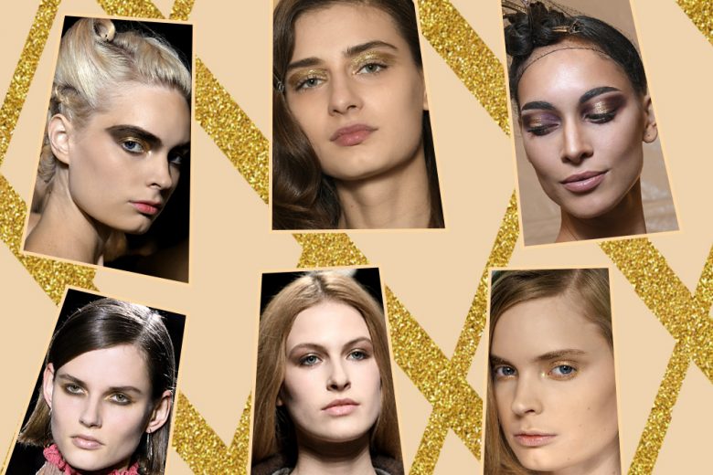 Smokey eyes oro: 10 make up occhi preziosi