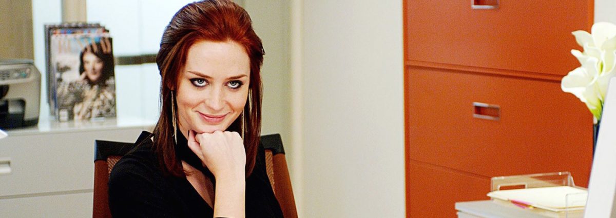 Emily Blunt scrivania