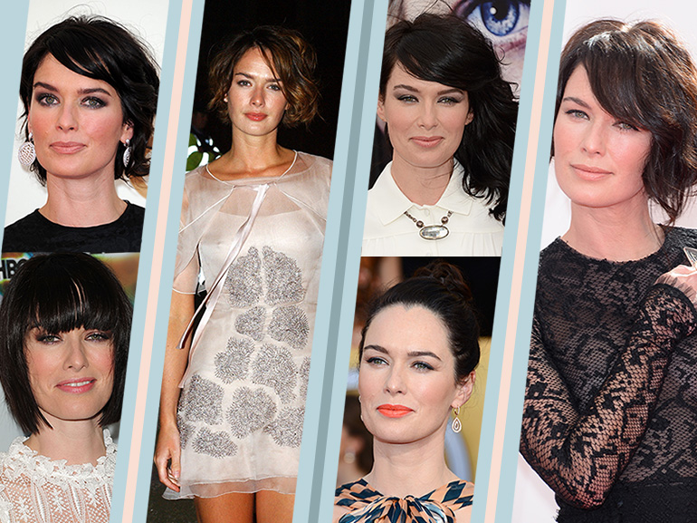 Lena Headey evoluzione beauty look trucco capelli collage_mobile