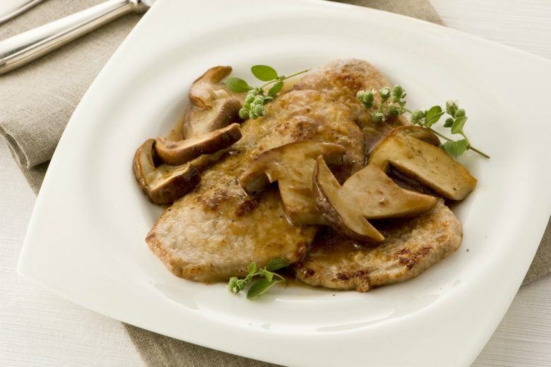 Scaloppine ai funghi
