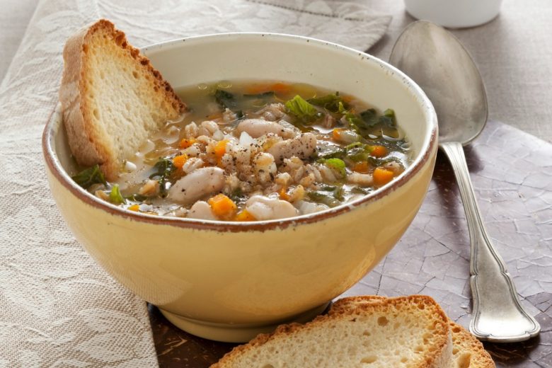 Zuppa di farro al cavolo nero