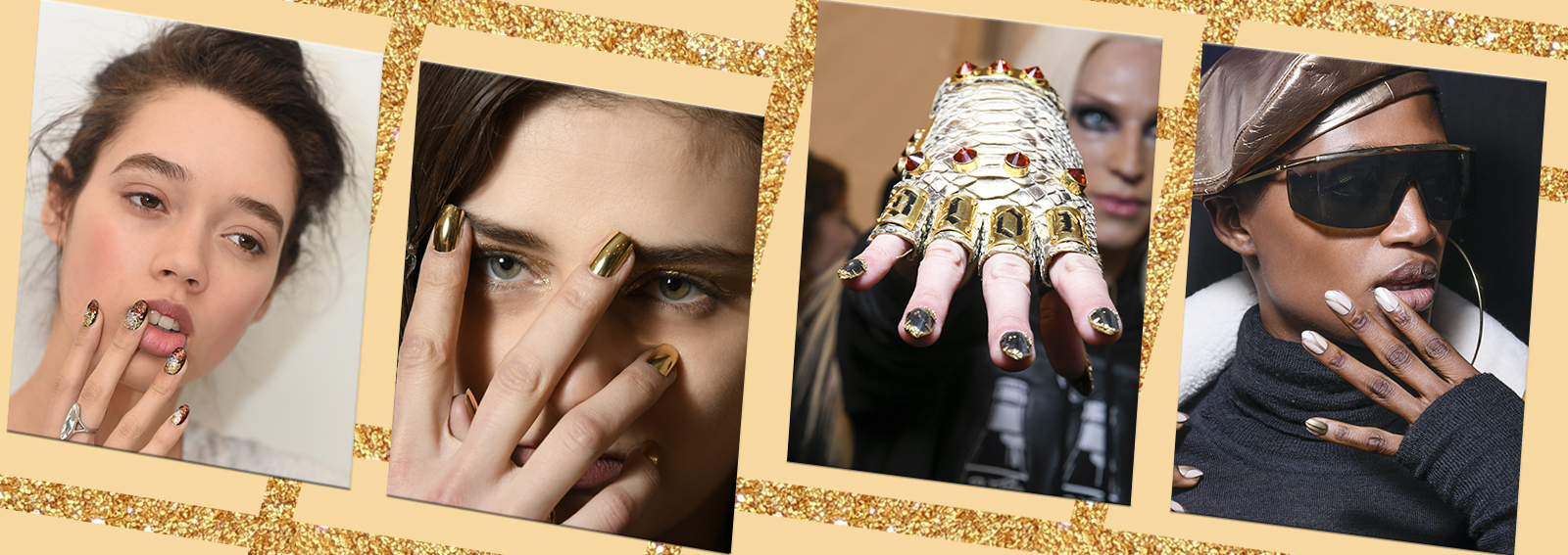 Nail art oro: le più belle da copiare ora