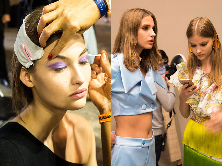 Tendenze trucco, capelli e unghie dalle Fashion Week P/E 2018