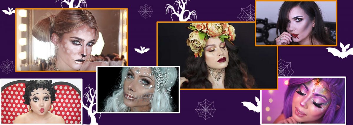 10 idee trucco per Halloween 2017 i videotutorial più belli da copiare collage_desktop