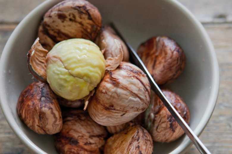 Castagne al microonde