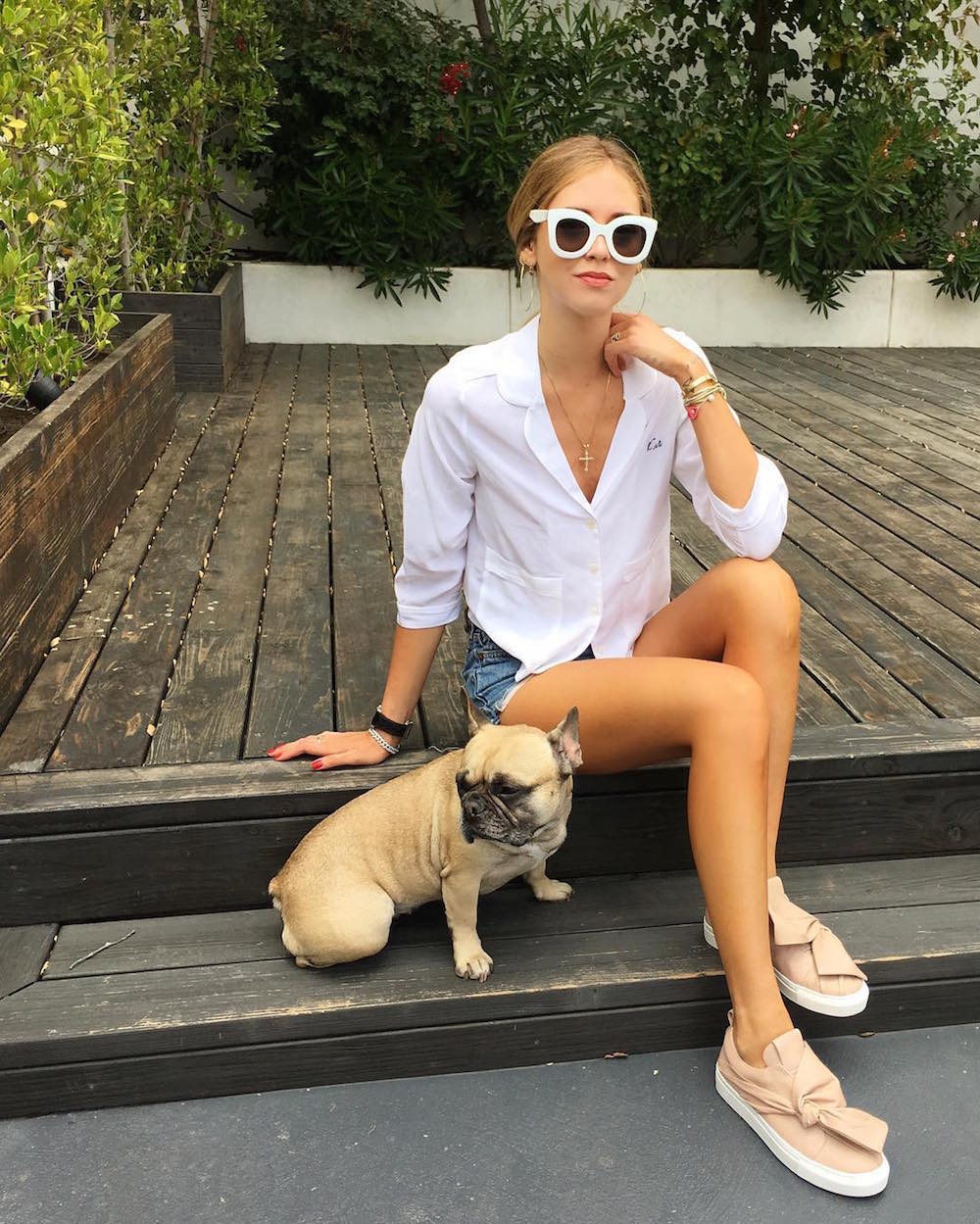 Chiara Ferragni cane