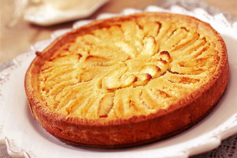 Crostata di mele glassata
