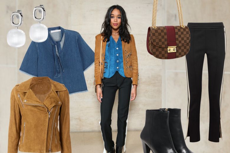 Laura Harrier in stile rodeo-chic di Louis Vuitton: get the look!