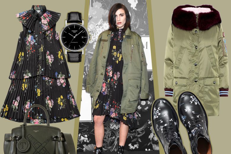 Floreale con grinta come Langley Fox in ERDEM X H&M