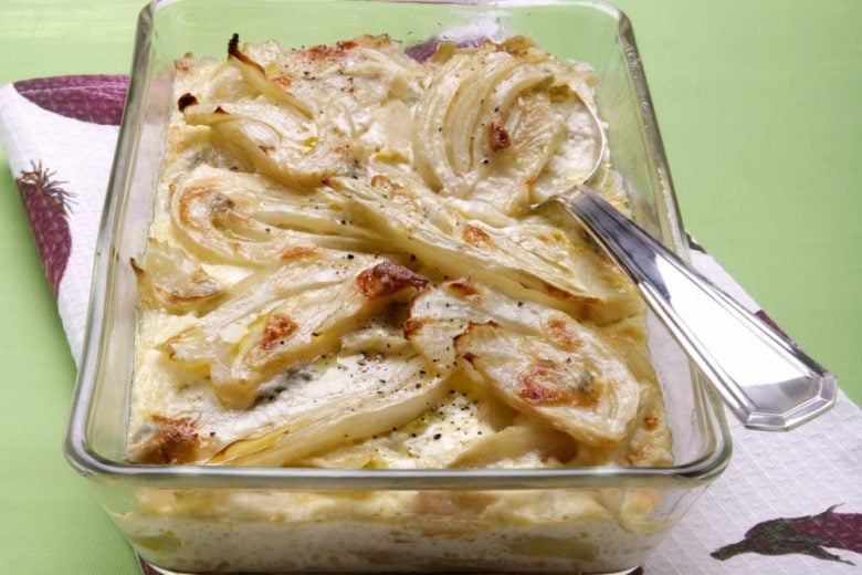 Finocchi gratinati al formaggio