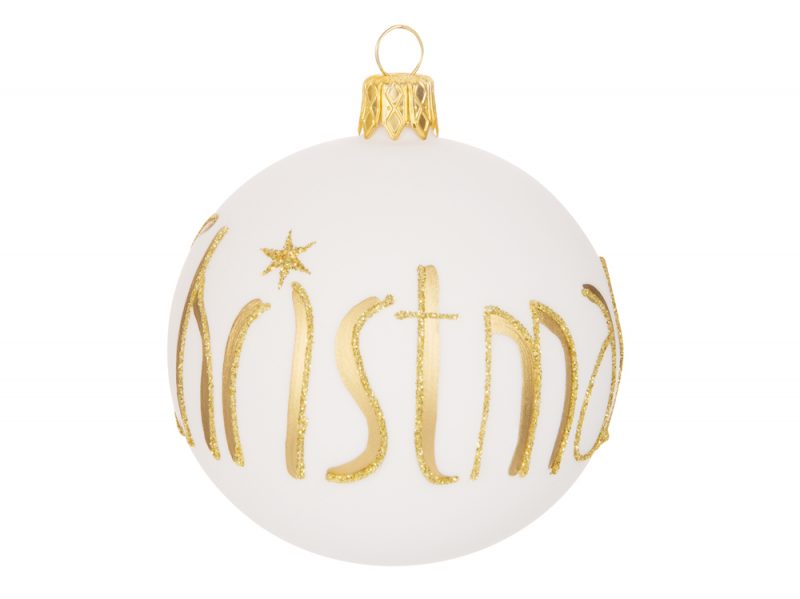 MDM-Boule Gold CHRISTMAS