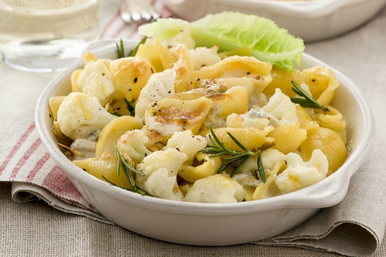 Pasta e cavolfiori al gratin