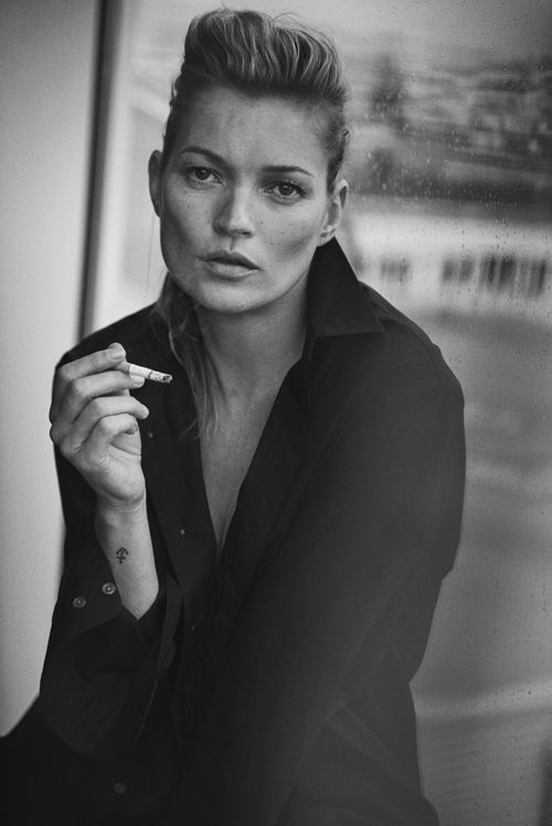 Peter Lindbergh Kate Moss, Paris, 2014