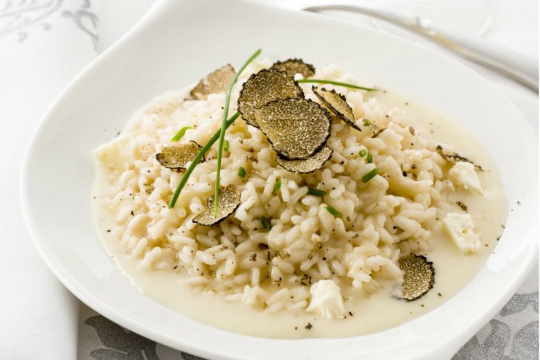 Risotto allo spumante con tartufo