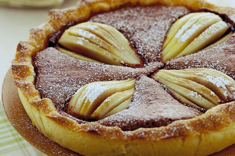 Torta pere e cioccolato