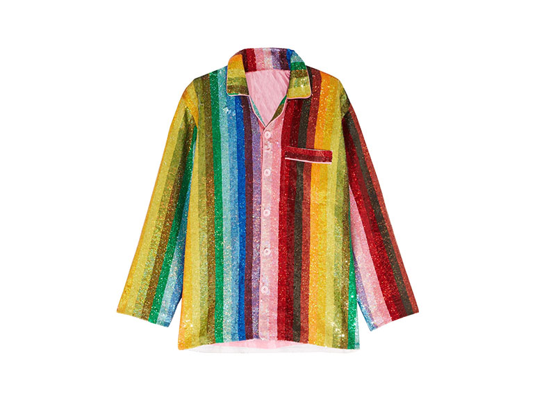 ashish-camicia-rainbow-net